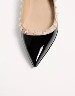 Valentino Patent Rockstud Ballet Flat - Image 3